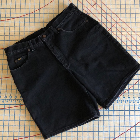 Lee Other - Lee Black Denim Shorts Men’s 36